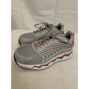 Reebok Work Zig Composite Toe Shoes Gray Pink Womens 5.5